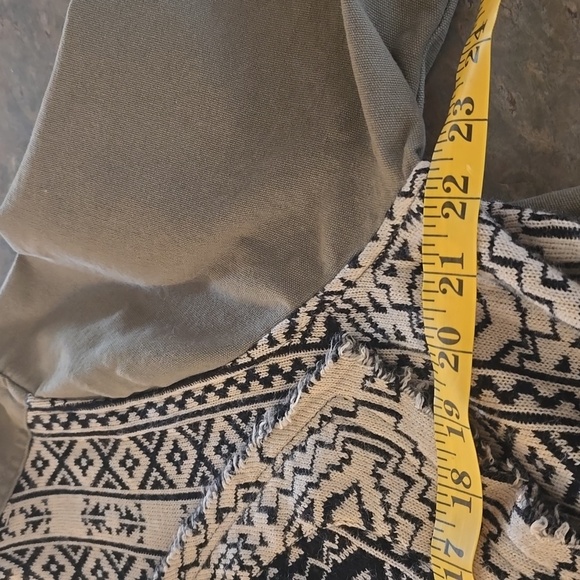 Natural Reflections Olive and Black Patterned Jacket - Picture 8 of 10